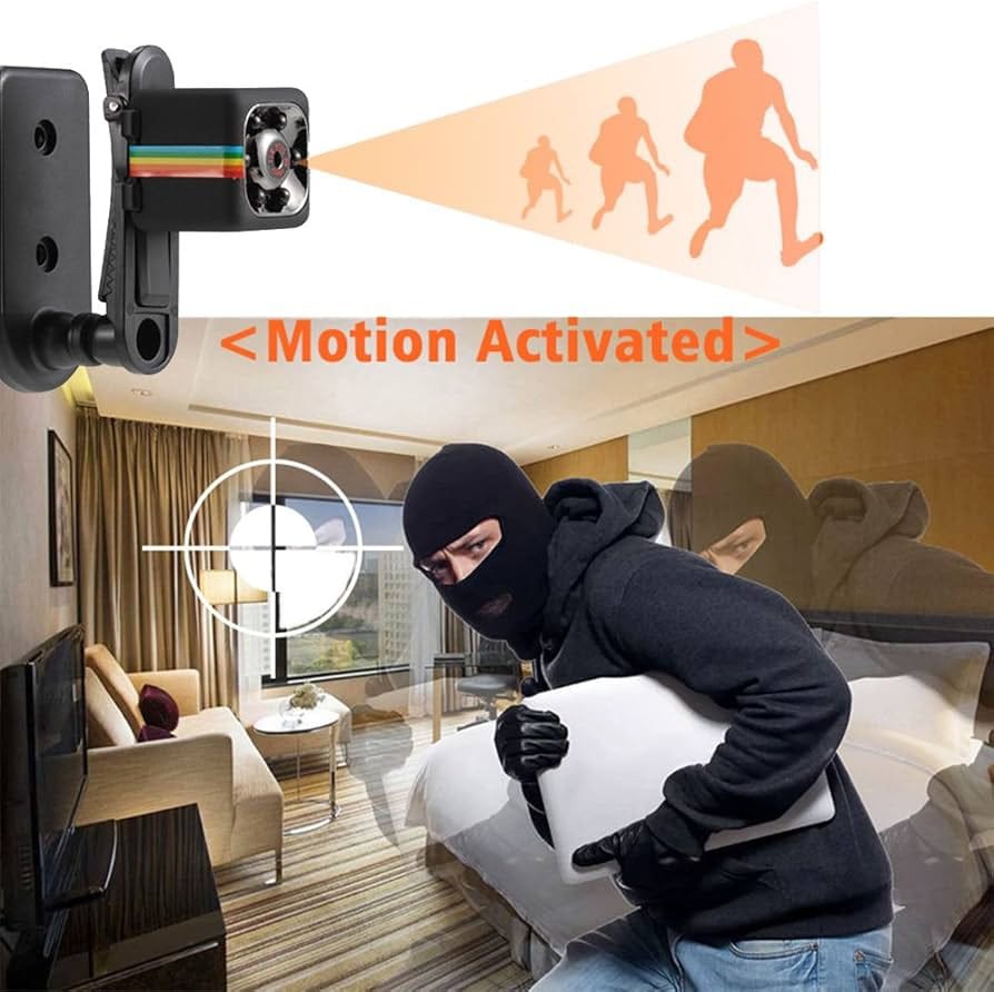 Portable SQ11 Mini Camera | Full HD Micro Security Camera with Motion Detection & Night Vision