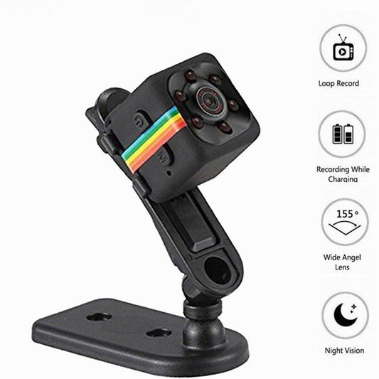 Portable SQ11 Mini Camera | Full HD Micro Security Camera with Motion Detection & Night Vision