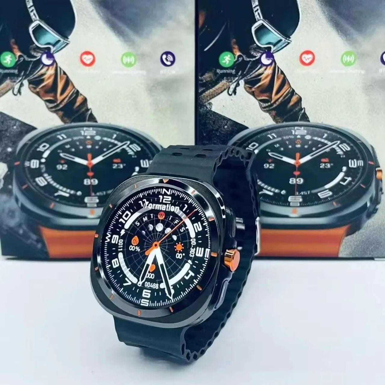 GT7 Bluetooth Calling Smart Watch | 1.45" HD Display | Heart Rate Monitor | Fitness Tracker | Long Battery Backup