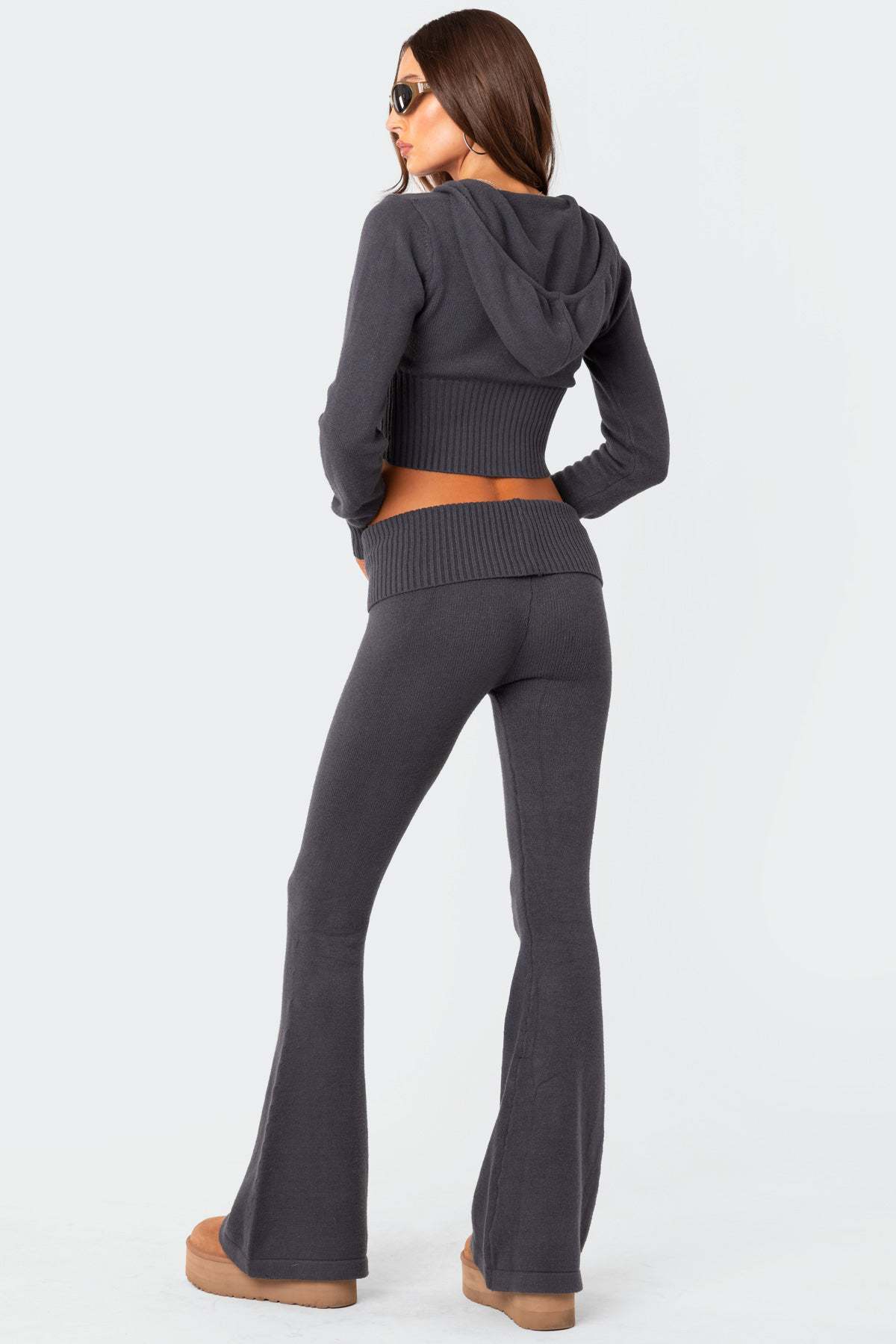 Eden- Zipper Long Sleeve Trouser Suit