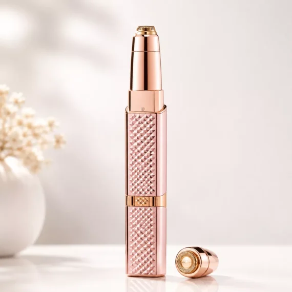 2 In 1 Flawless Facial & Eyebrow Hair Remover Rechargeable Trimmer