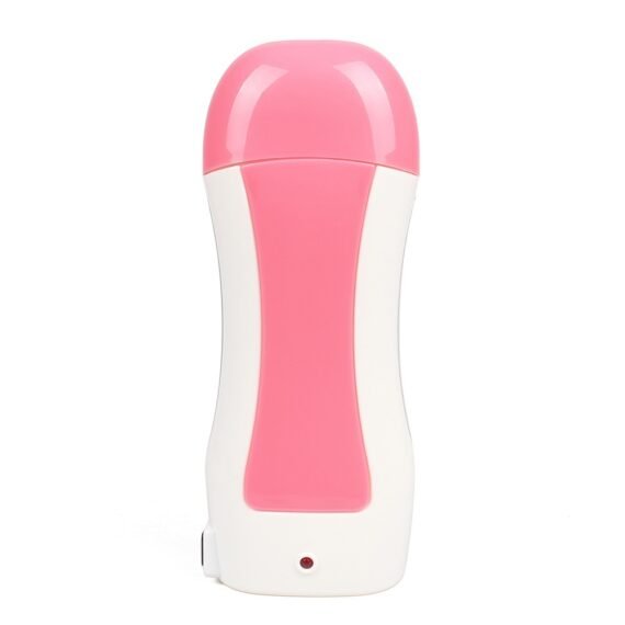 Depilatory Wax Heater Kit 3in1 | Roll-on Hair Removal Kit With Heater, Wax Refill & Strips | Roll On Wax Heater Kit 3-in-1