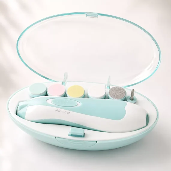 Premium 6-in-1 Electric Baby Nail Trimmer for Newborns & Infants