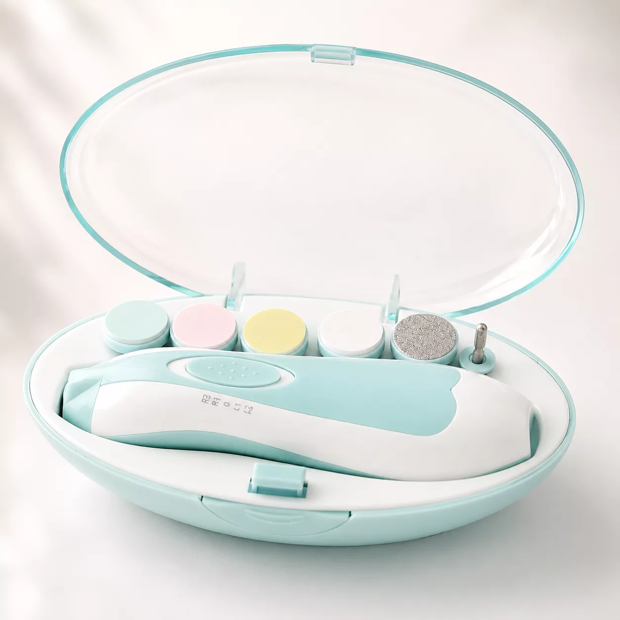 Premium 6-in-1 Electric Baby Nail Trimmer for Newborns & Infants