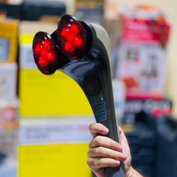 Portable Double Head Electric Massager | Infrared Heating Massage Device for Body Relaxation