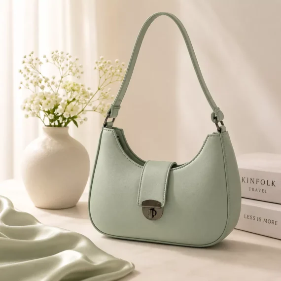 Luna Lock Shoulder Bag for Women | Premium Fashion Handbag